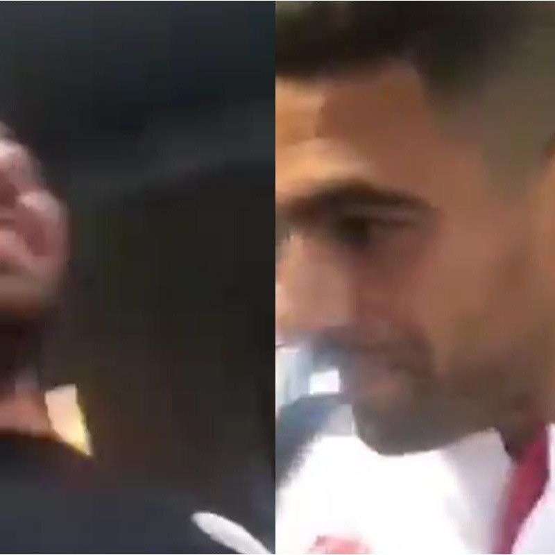 Hincha del Galatasaray se cruza con Falcao y la cara del Tigre lo dice todo