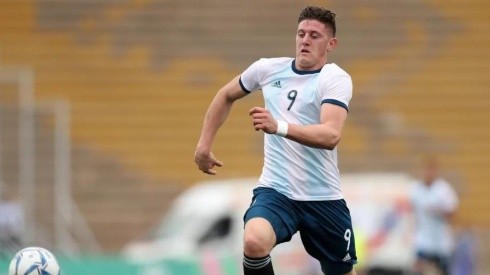 Adolfo Gaich en la Selección Argentina.