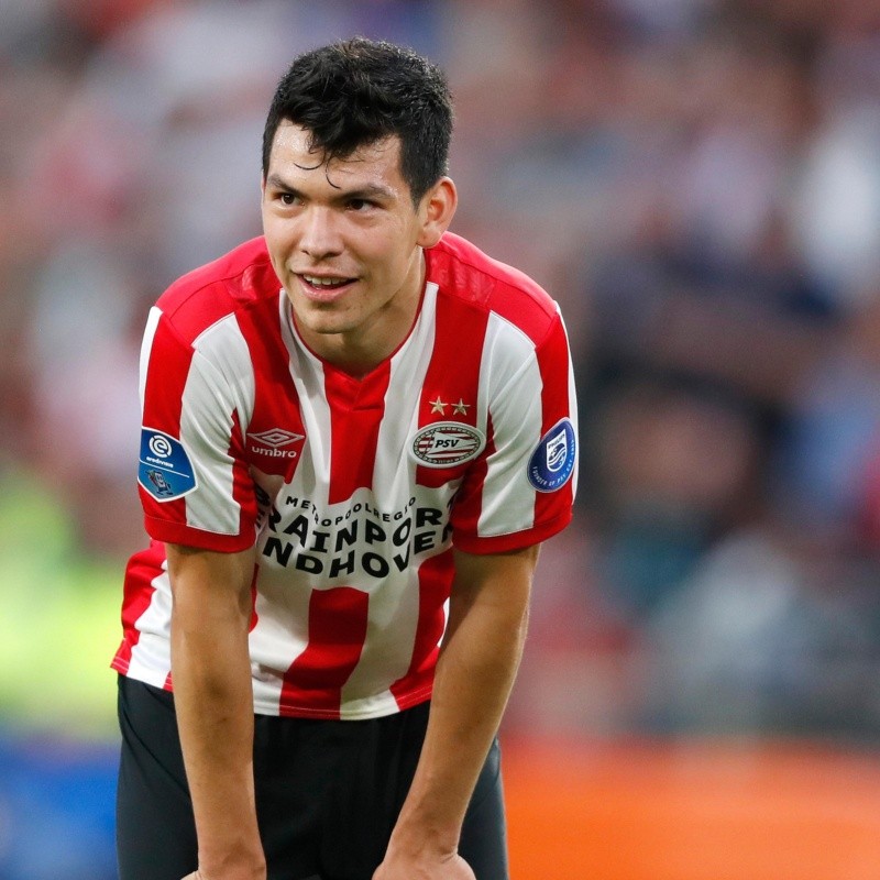 Hirving Lozano ni a la banca en el triunfo del PSV: llegaría a Italia el martes