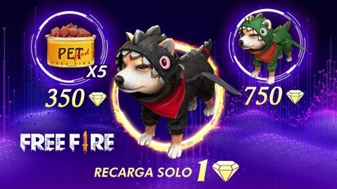 Shiba, el perrito dragón es la nueva mascota de Free Fire ¡Se puede conseguir por 1 Diamante!