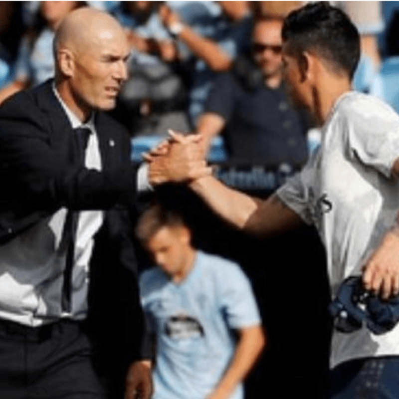 Reconciliación a la vista: Zidane y James, amigos de nuevo, dicen en España