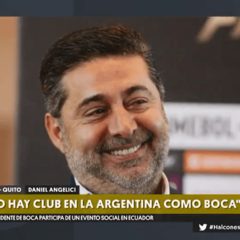 Angelici sacó chapa y tiró: "No hay equipo en Argentina como Boca"