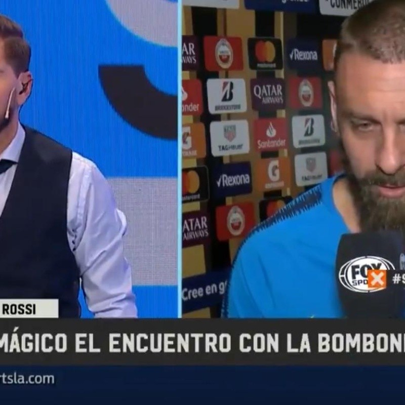 De Rossi sobre su primer partido en La Bombonera: "Fue mágico"