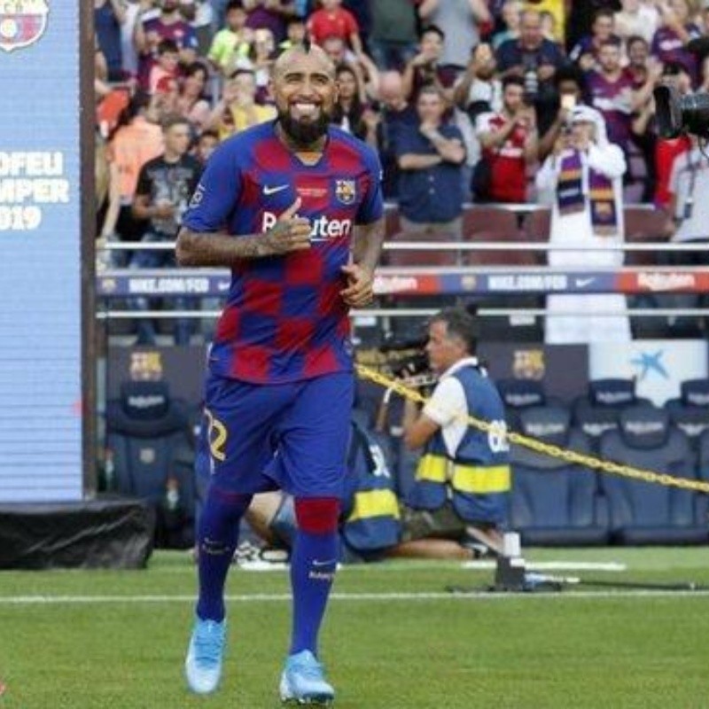 Arturo Vidal, la última víctima de Neymar en Barcelona