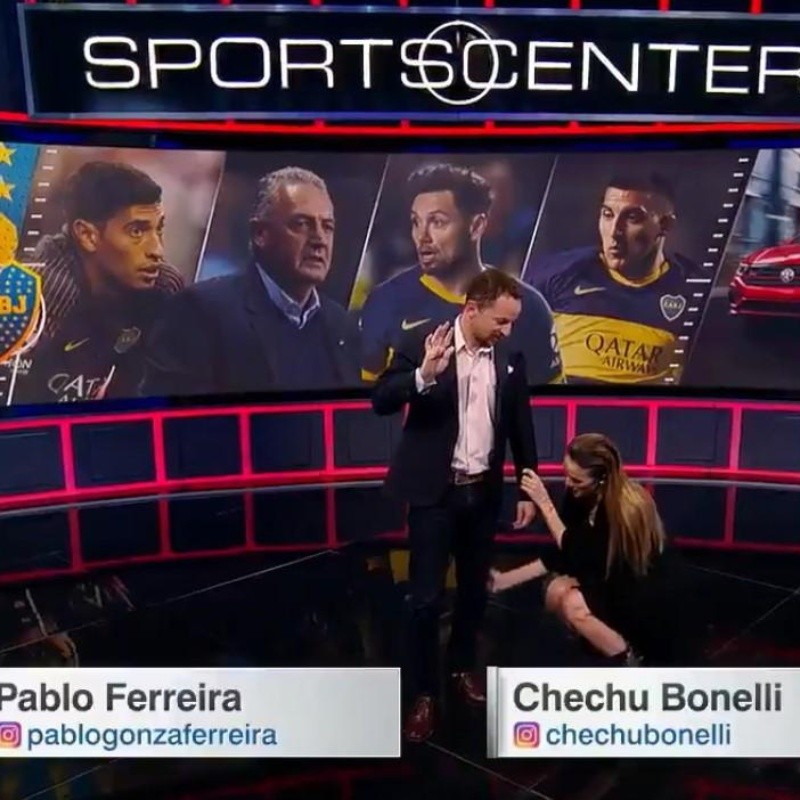 El blooper de Chechu Bonelli arrancando SportsCenter: "Uy, te la dí, ¿no?"