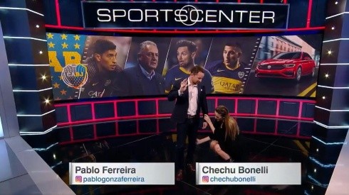 El blooper de Chechu Bonelli arrancando SportsCenter: "Uy, te la dí, ¿no?"