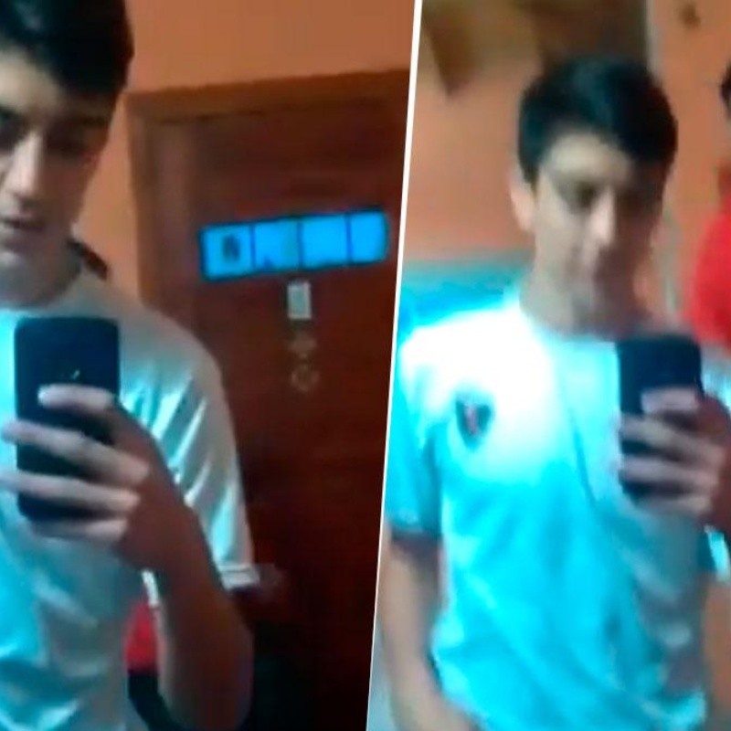 Video viral: le robó el celular a su hermano, dijo algo diabólico y se comió una patada voladora