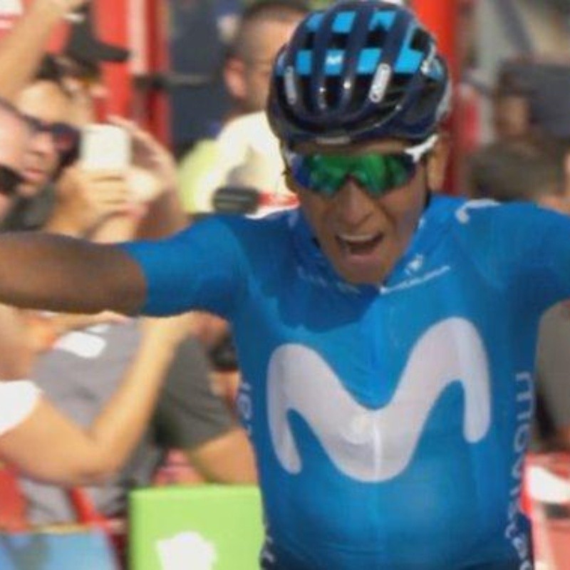 ¡MONSTRUO! Nairo Quintana ganó la segunda etapa de La Vuelta a España