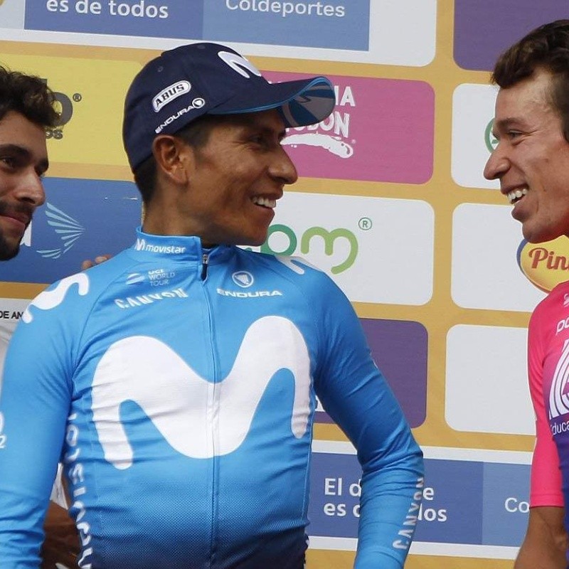 El hermoso gesto de Quintana con 'Rigo' durante la segunda etapa de La Vuelta