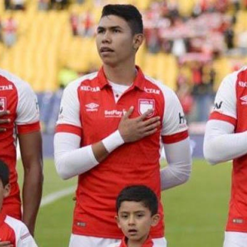 Jugador de Santa Fe celebró la goleada de Nacional mientras su equipo perdía