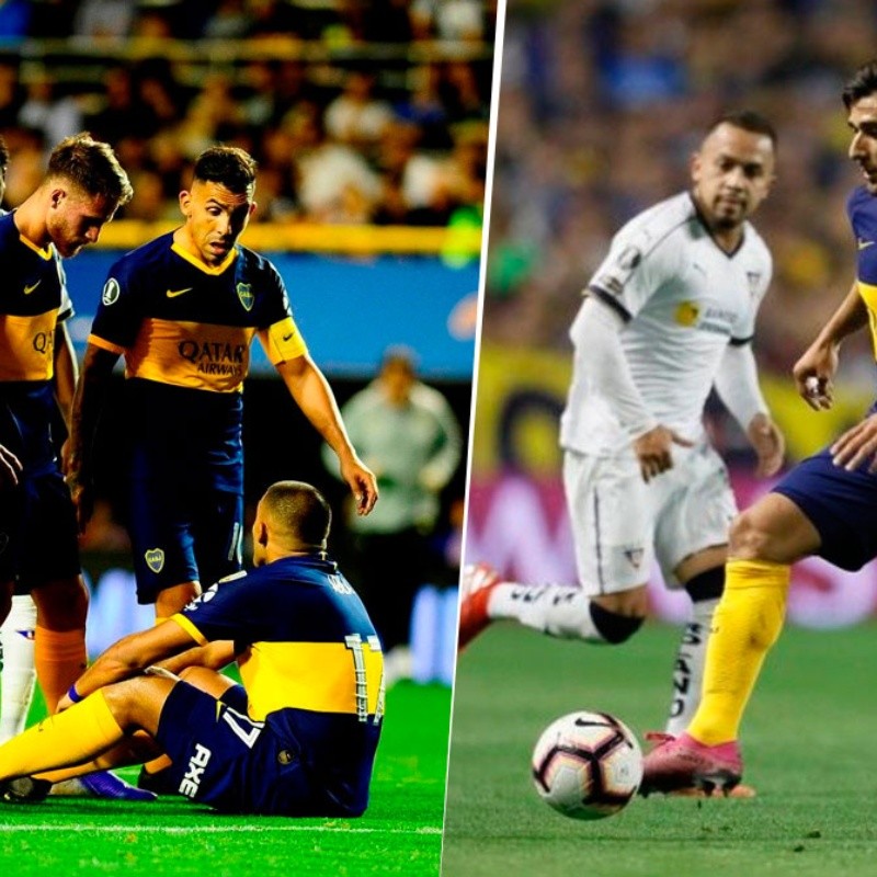 El parte médico de Boca sobre las lesiones de Salvio y Wanchope Ábila