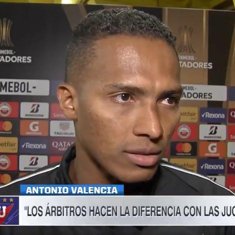 Valencia dijo que la diferencia entre los equipos argentinos y brasileños la hacen los árbitros