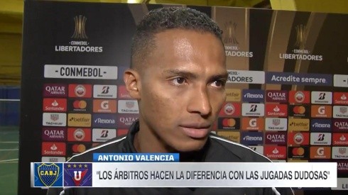 Valencia dijo que la diferencia entre los equipos argentinos y brasileños la hacen los árbitros