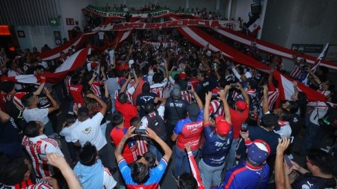 La convocatoria reunió a dos centenas de "chivahermanos" en la capital mexicana
