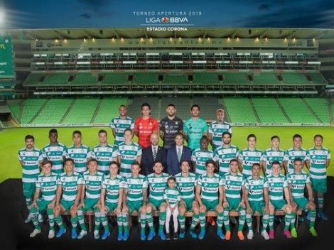 Santos se tomó la foto oficial del Apertura 2019