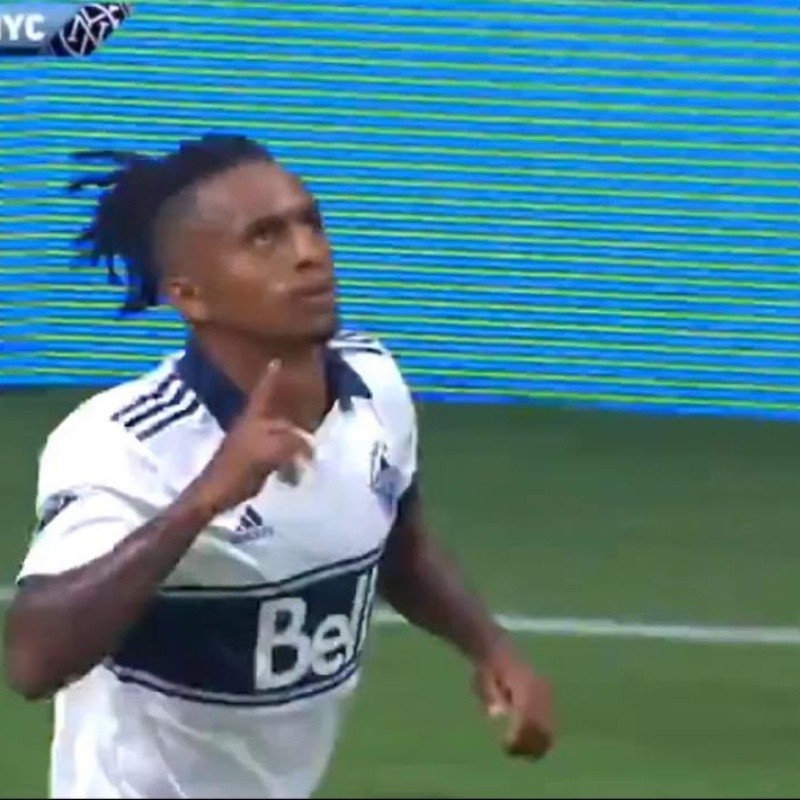 A lo Van Basten: Yordy Reyna marcó un golazo contra el NYC de Alexander Callens