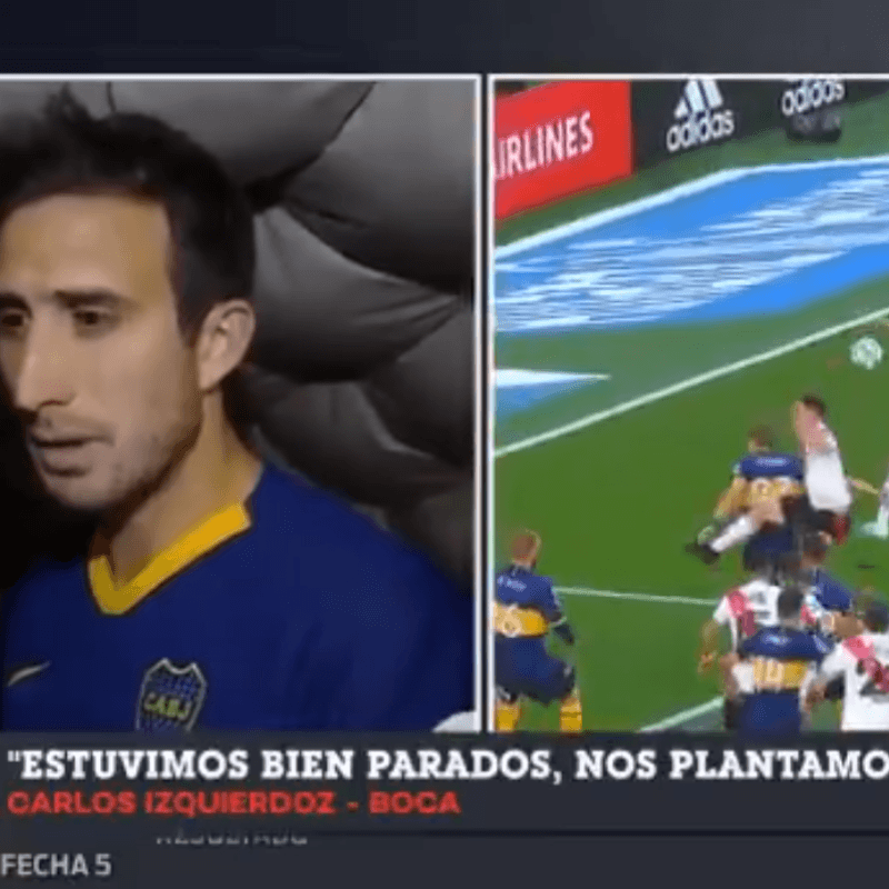 Izquierdoz sobre la hinchada de River: "Los de afuera son de palo"