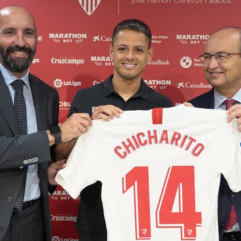 Chicharito Hernández, el tercer mexicano que pasa por Sevilla