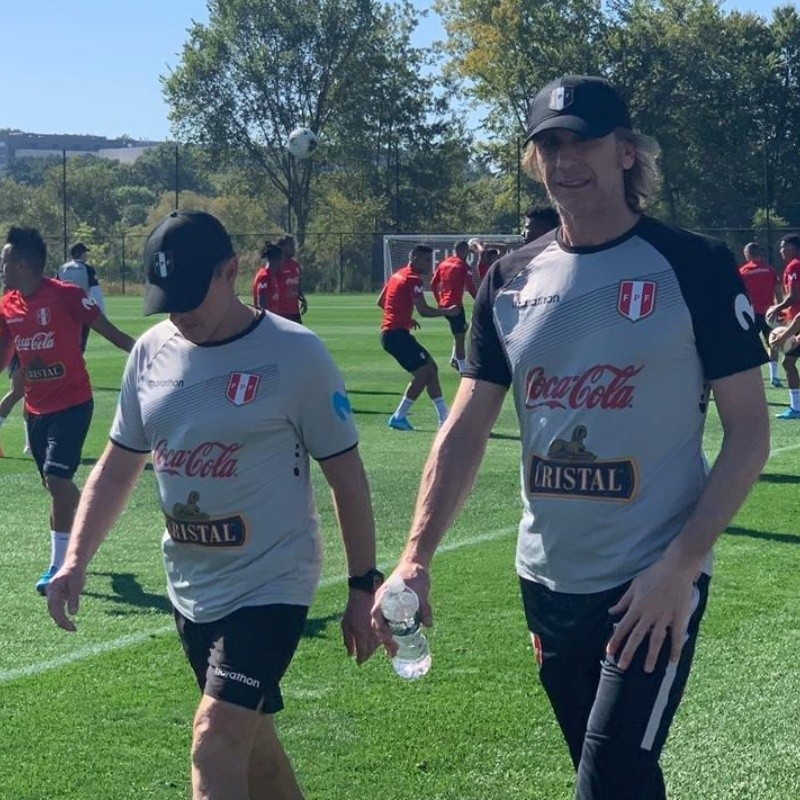 La Selección Peruano volvió a entrenar en Estados Unidos y Gareca dejó una chiquita