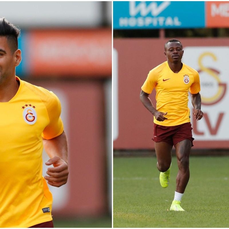 ¡Así fue el primer entrenamiento de Radamel Falcao con el Galatasaray!