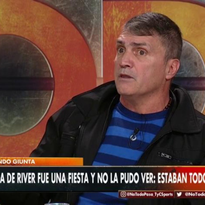 Blas Giunta dijo que Boca le arruinó la fiesta a River: "Estaban todos amargados"