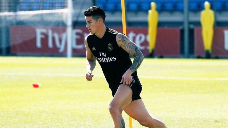 James Rodríguez ilusiona al Real Madrid con su posteo: "Aquí estamos otra vez"