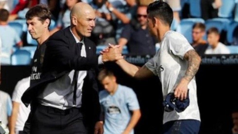 Real Madrid hizo oficial una decisión de Zidane que tiene feliz a James Rodríguez