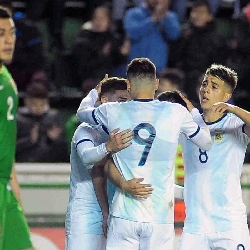 Dan miedo: Argentina goleó a Bolivia en Banfield y llega afilado al Preolímpico