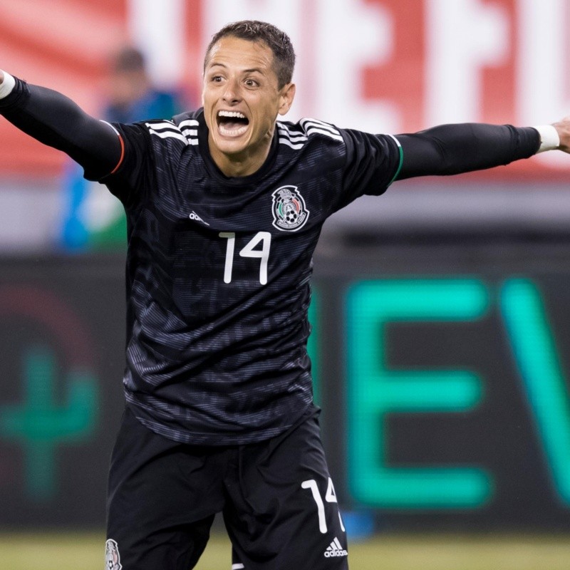 Chicharito volvió a la Selección de México y se fue feliz