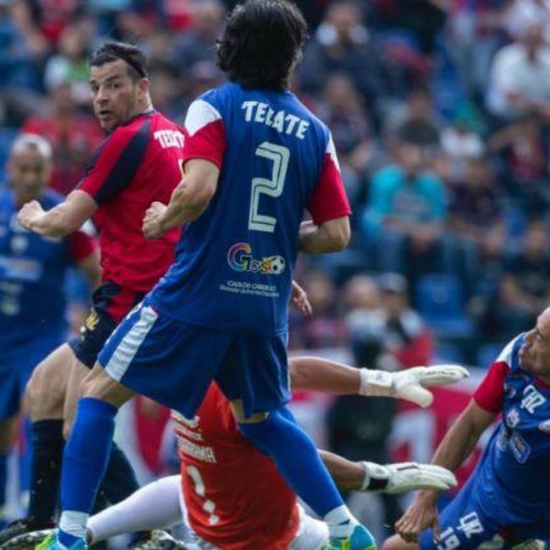 Empate entre las leyendas de Cruz Azul y las de Atlante