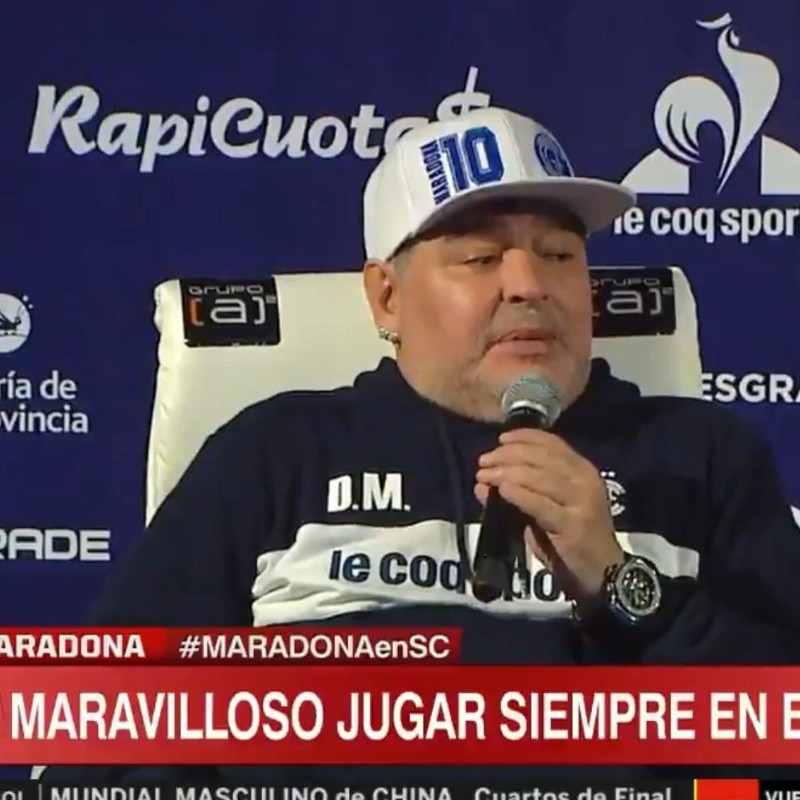 Lo amamos: la respuesta de Maradona cuando le preguntaron por el parecido entre Spinelli y Caniggia