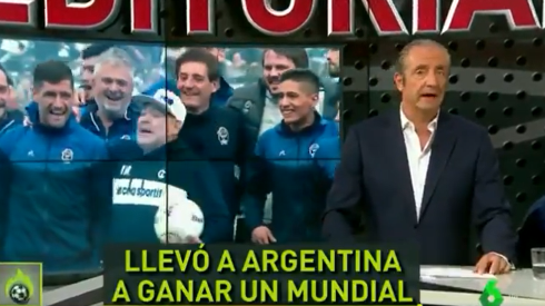 Confirmado: en El Chiringuito, Maradona es más que Messi