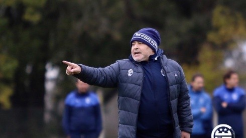 Llegó el posteo de Maradona en su primer entrenamiento con Gimnasia