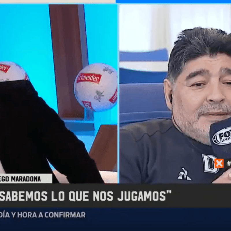 A Diego le preguntaron qué pasa si el VAR le anula un gol y tiró: "Se arma un quilombo para 49"