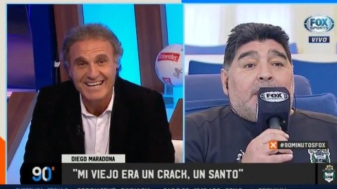 No podemos más: Ruggeri le preguntó a Maradona si se puso botox para no tener arrugas en la cara