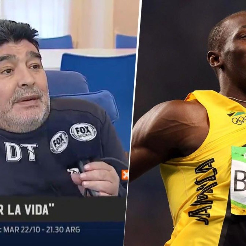 Diego Maradona: "Quería traer a Usain Bolt, pero no me lo venden"