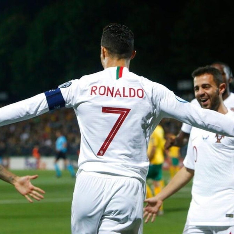 Es una bestia: ¡Cristiano Ronaldo anotó 4 goles con la Selección de Portugal!