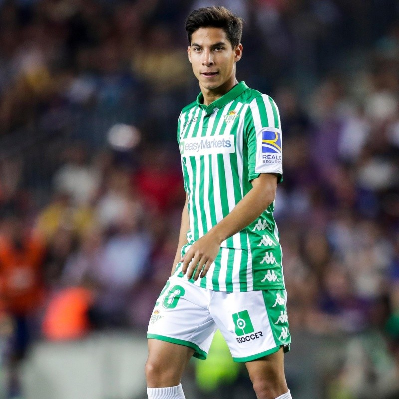 Lainez habló de su continuidad en Betis