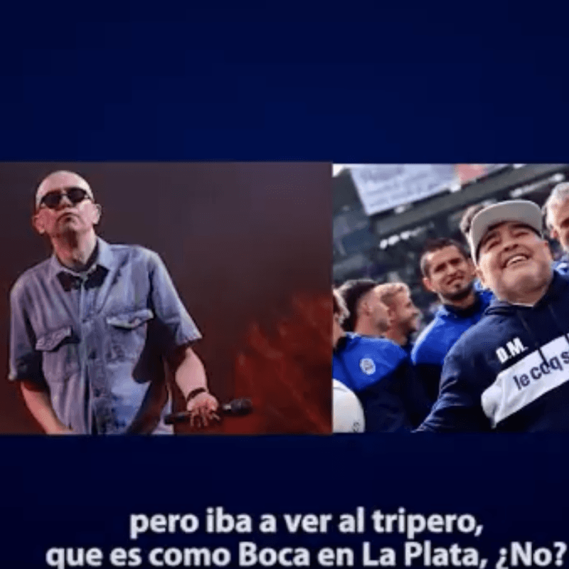 Estamos todos: llegó el mensaje del Indio Solari para Maradona