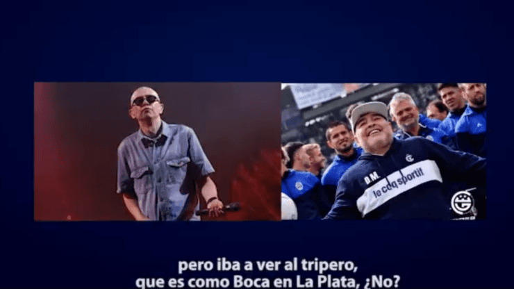 Estamos todos: llegó el mensaje del Indio Solari para Maradona