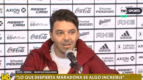 Gallardo sobre Maradona: "Le daré un abrazo y le desearé que esté con salud"
