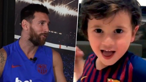 Messi reveló de qué equipo es Mateo y contó por qué se había enojado su hijo