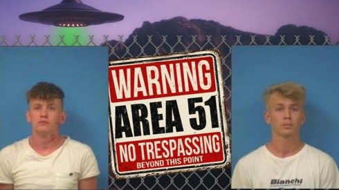 Lo intentaron: 2 YouTubers entraron al Área 51 y fueron arrestados