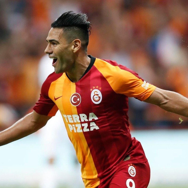 Impacto inmediato: Falcao debutó en Galatasaray y marcó el gol del triunfo