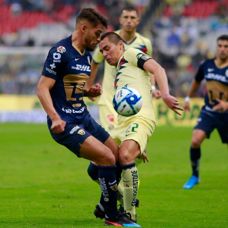 Ni así: América jugó 75 minutos con uno menos pero Pumas apenas igualó