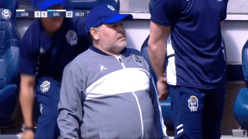 Video: Maradona quedó desolado tras el gol de Zaracho