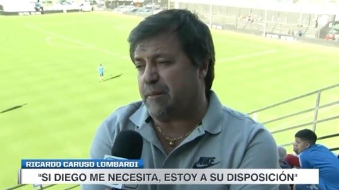Ricardo Caruso Lombardi habló sobre Diego Maradona.