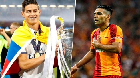 Los récords que pueden romper James Rodríguez y Falcao en Champions League