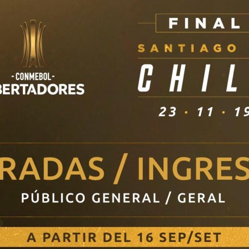 Las primeras entradas para la final de la Libertadores se agotaron en un minuto