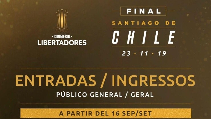 Las primeras entradas para la final de la Libertadores se agotaron en un minuto